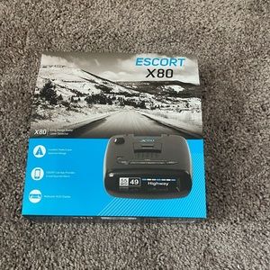 Escort X80 Long range radar/laser detector for cars.